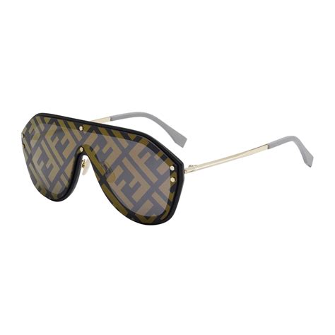 fendi sunglasses men gold|Fendi sunglasses catalogue.